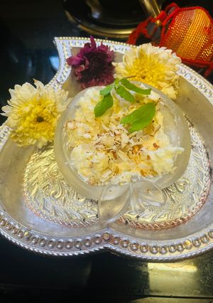 A picture of Makhan Mishri Krishna Janmashtami Prasad.