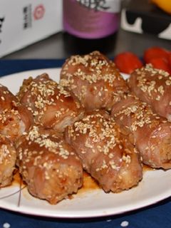 【御釀燒烤滋味】御釀肉包飯糰 的食譜成品照片
