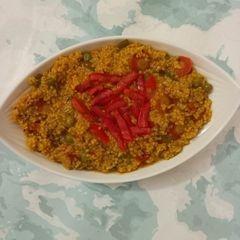 A picture of Foxtail millet breakfast daliya.
