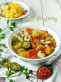 Foto resep Sop Singkong
