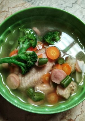 Foto resep Sop Ayam Sosis Favorit Anak
