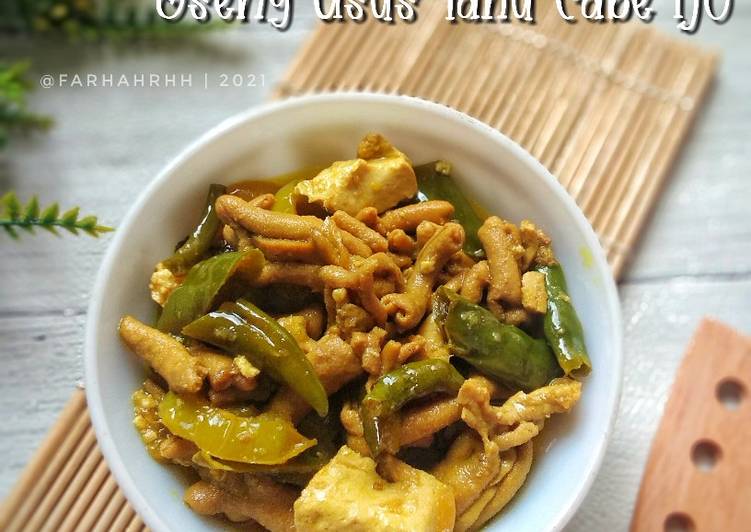 Resep Oseng Usus Tahu Cabe Ijo Anti Gagal