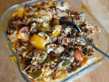 My leftover taco omelette bowl