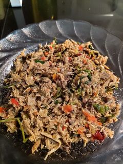 Foto resep Tongkol suwir kemangi pedas