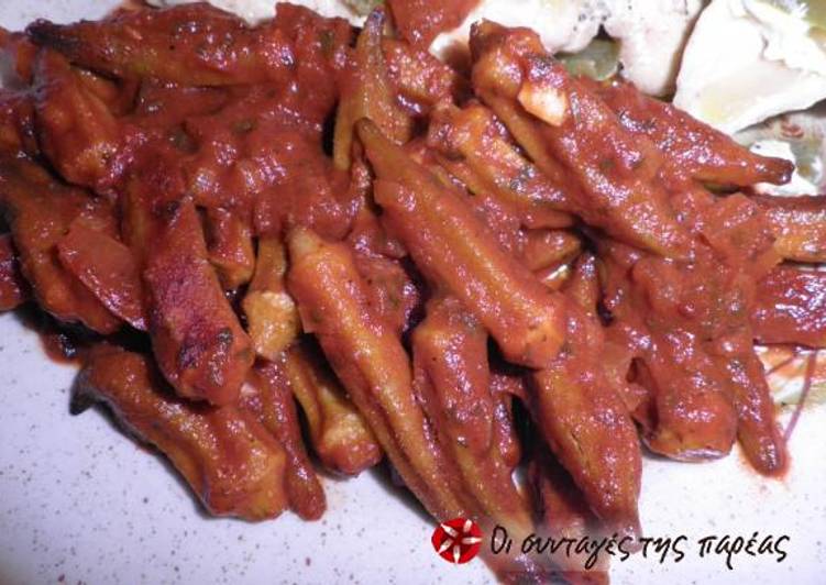 Recipe of Speedy Okra with tomatoes in the oven