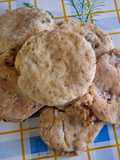 Scones salados con jamón crudo