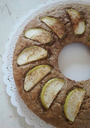 Una foto de Torta de manzana