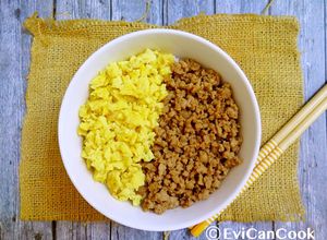 Foto resep Chicken Soboro Don / ayam cincang ala Jepang