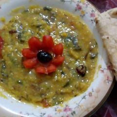 A picture of Daal Palak.