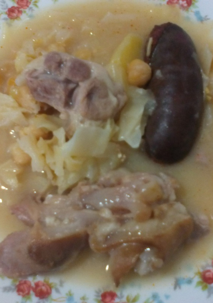 Una foto de Cocido de coles