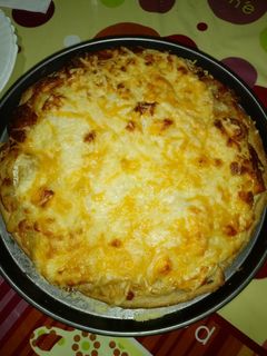 Una foto de Pizza especial de queso