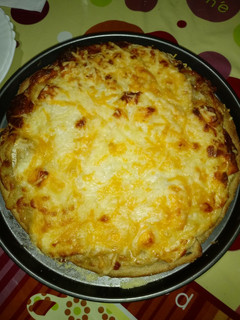 Una foto de Pizza especial de queso