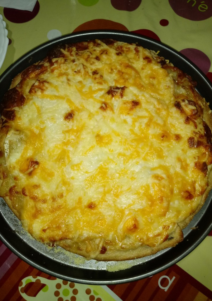 Una foto de Pizza especial de queso