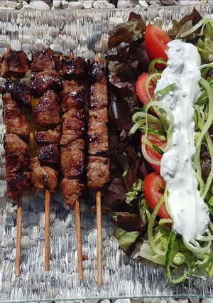 Foto resep Sate Kambing Teflon #FestivalResepAsia #Indonesia #DagingKambing