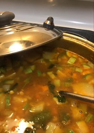 Una foto de Sopa de verduras