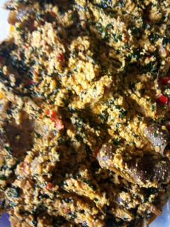 A picture of Groundnut soup.