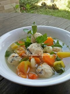 Foto resep Sop Bakso Rambut