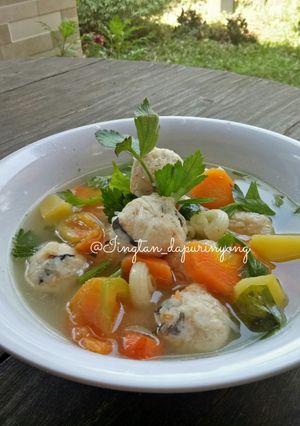 Foto resep Sop Bakso Rambut