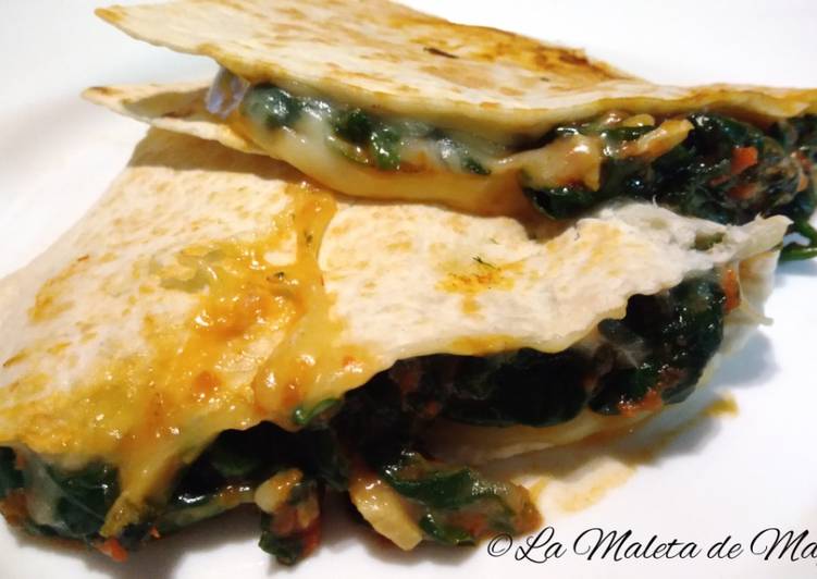 Quesadillas de espinacas