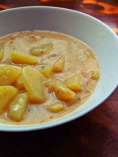 Krumplifőzelék recept fotója