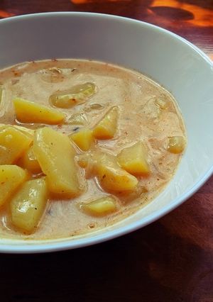 Krumplifőzelék recept fotója