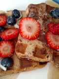 Low carb french toast waffles