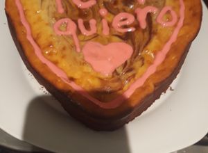 Foto principal de Brownie cheesecake de San Valentín