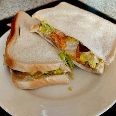 My Sausage Sandwich 😀 A picture of My Sausage Sandwich 😀.