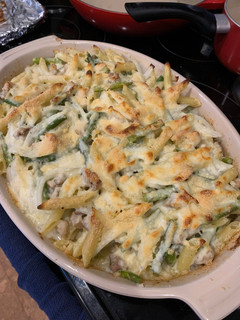 A picture of Macaroni au Gratin.