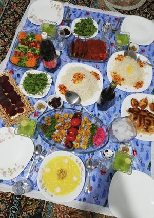 عکسی از دستور سفره دلبر من 💝