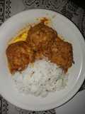Meatballs in Morita Sauce with Rice