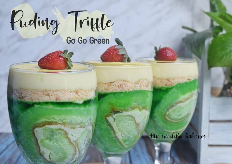 Puding Triffle go go green
