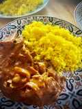 Ternera al curry con portobello