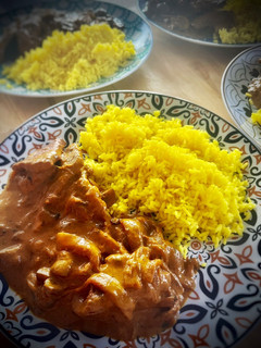 Una foto de Ternera al curry con portobello