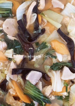 Foto resep Capcay Merah Kuah Kental