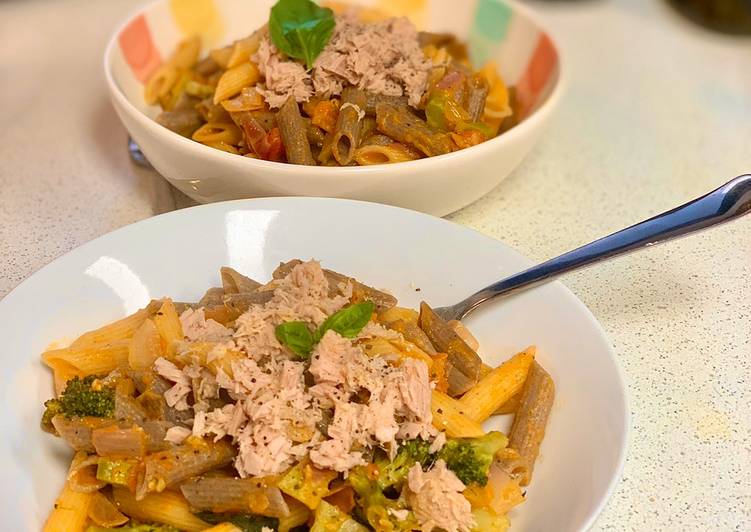 Pasta con verduras y atún Receta de IreneGuirao Cookpad Pasta con verduras y atún Receta de IreneGuirao Cookpad