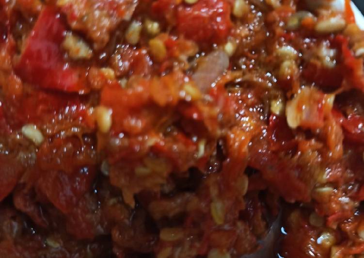 Sambal Terasi Daun Jeruk