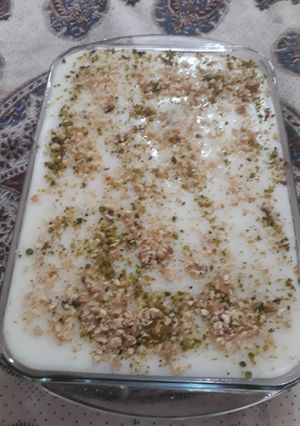 عکسی از دستور کیک فرنی