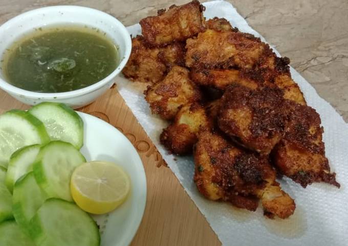 Crispy fried fish Recipe by Misbah Anjum - Cookpad