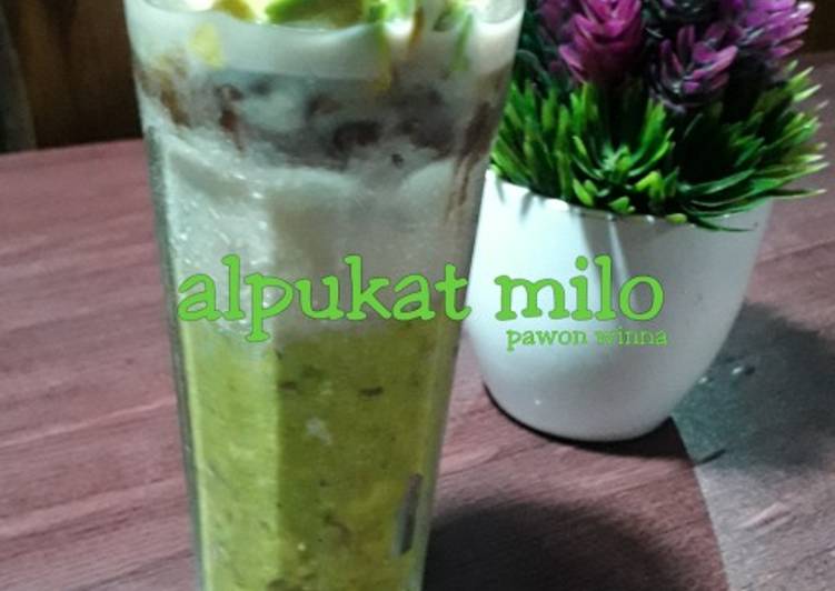 152. Alpukat Kocok Milo