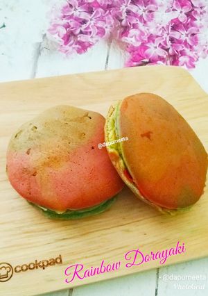 Foto resep Rainbow Dorayaki