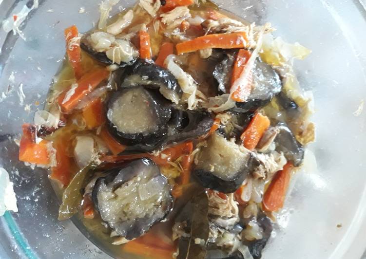 Receta de pollo desmenuzado con zanahoria