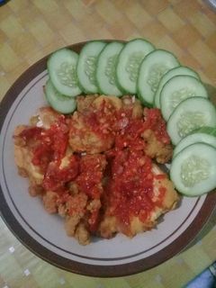 Foto resep Ayam geprek ala macha