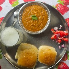 One pot pav bhaji A picture of One pot pav bhaji.