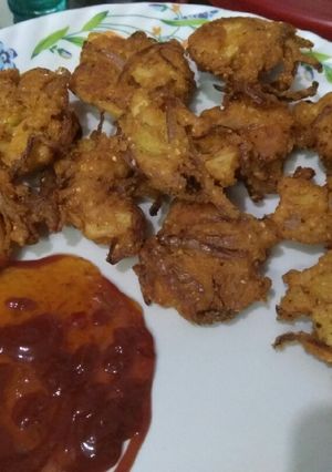 A picture of Moong dal Bhajia.