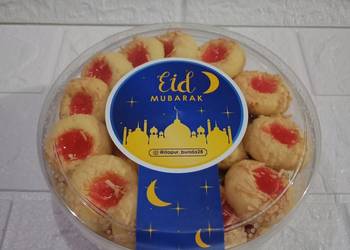 Siap Saji Strawberry Thumbprint Chesee Cookies Sedap Nikmat