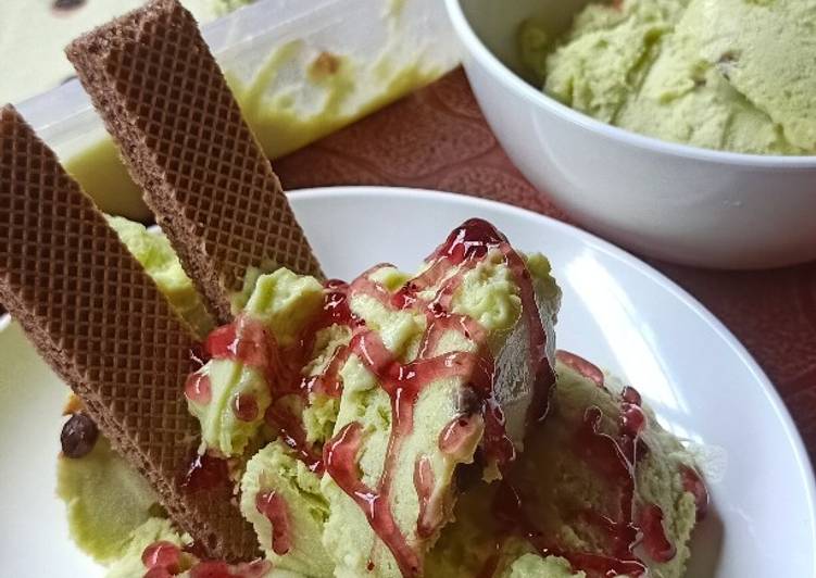 Bagaimana Menyiapkan 16. Avocado Ice Cream yang Bisa Manjain Lidah