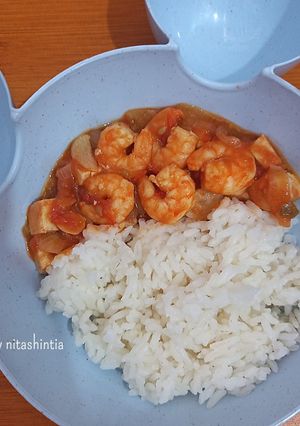Foto resep MPASI 1+ (Udang Asam Manis) - menu utama