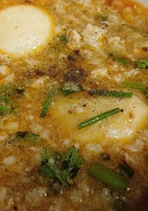 Hình của món Thịt xay rim trứng.