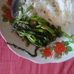 Foto resep Tumis kangkung sederhana